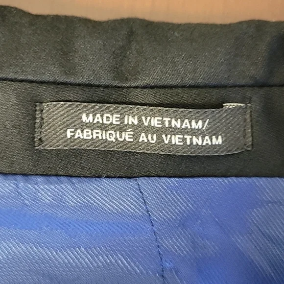 Express mens tuxedo Suit jacket black 36R - Picture 3 of 8